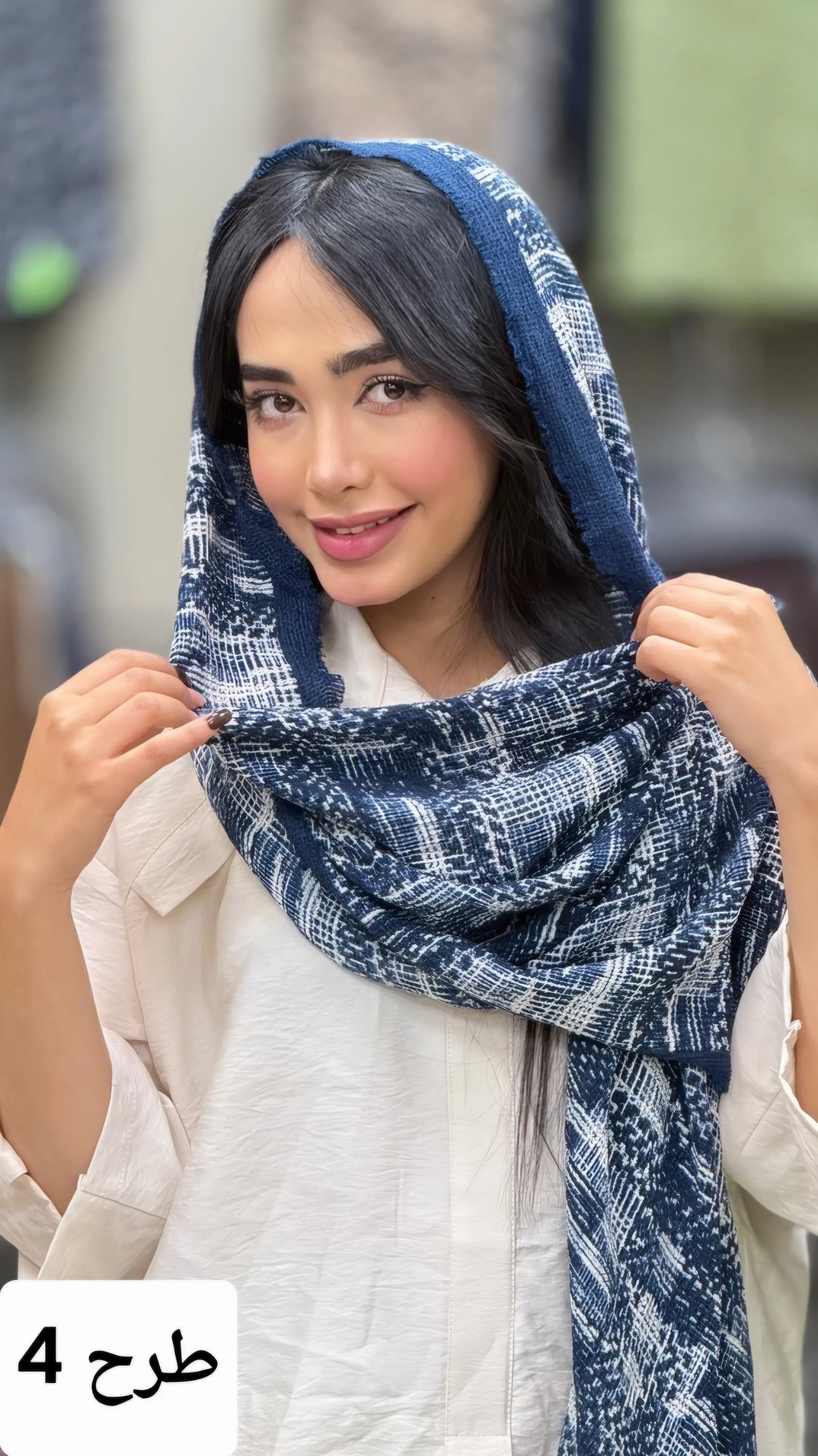 شال طرح دار لیلی